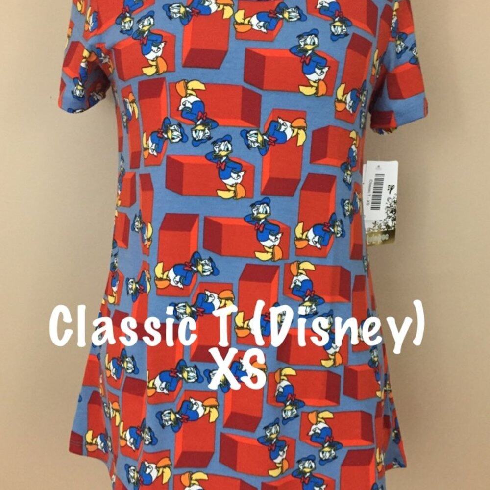 LuLaRoe Disney Classic T Brand New with tags Donald Duck